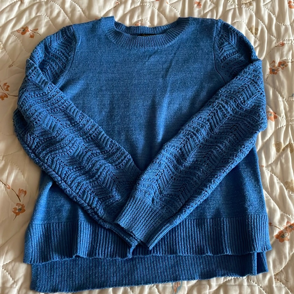 Christian Siriano Blue Sweater